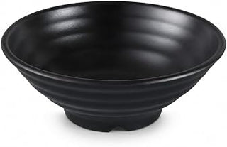 Yanco BP-3017 Black Pearl-2 Bowl, 16oz Capacity, 7" Diameter, 2.75" Height, Melamine, Black Color with Matting Finish, Pack of 24