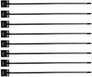 Trion WonderBar Black Metal Display Fixture Hooks - 12"L, 8 per Box