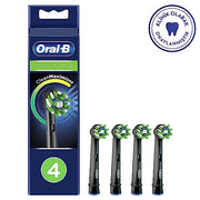 Oral-B Black Colour / 4 Count (Pack of 1) / Cross Action Pack of 4 Toothbrush Replacement Heads