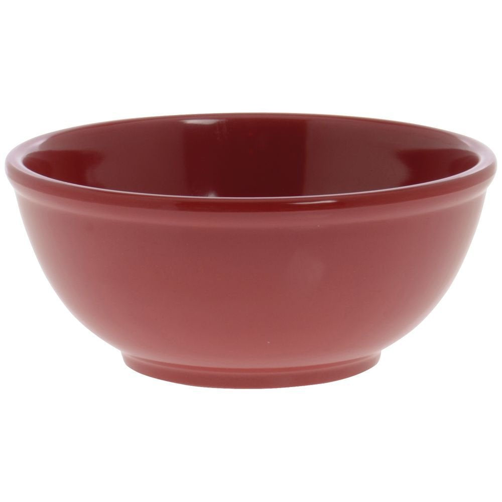 Plastic Serving Bowl Melamine Bowls Cranberry Dishwasher 8" Dia by HUBERT – 8.00 x 8.00 x 4.00 Inches, Melamine, Cranberry, Model 71860