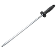 14" Stainless Steel Sharpening Steel by Winco – 4″, Stainless Steel, Model K-14S