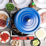 GET 6.5 Quart / Round / Blue Dutch Ovens