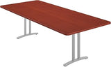 Correll 42x96 Rectangle Modern Conference Table in Cherry