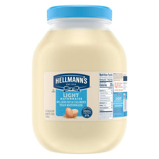 Light Mayonnaise Jar by HELLMANN'S – 128 Fl Oz (Pack of 1), Model 4800126730