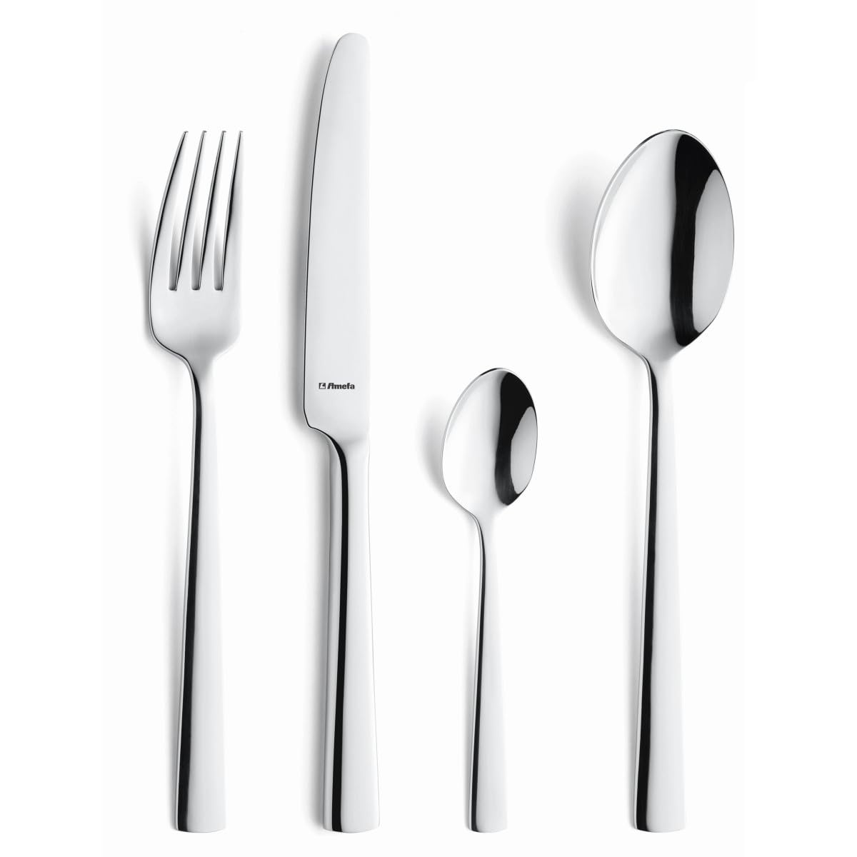 Moderno Table Spoon 18/10 Stainless Steel. Pack quantity: by Amefa – 200(L)mm, 1.0 liters, Stainless Steel, Pack of 12, Model DM245
