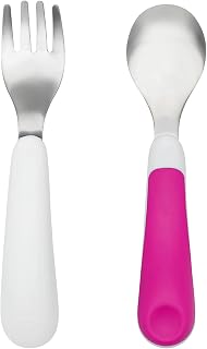 OXO Tot Training Fork & Spoon Set- Pink