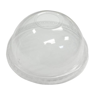 Dome Lid w/Hole Fits 12oz sqt - 24oz PET Cups 20/50 cs by Empress – 12-24oz, 24.0 fluid_ounces, PET, Clear, Pack of 1000