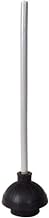Winco 19" Toilet Plunger, Wooden Handle