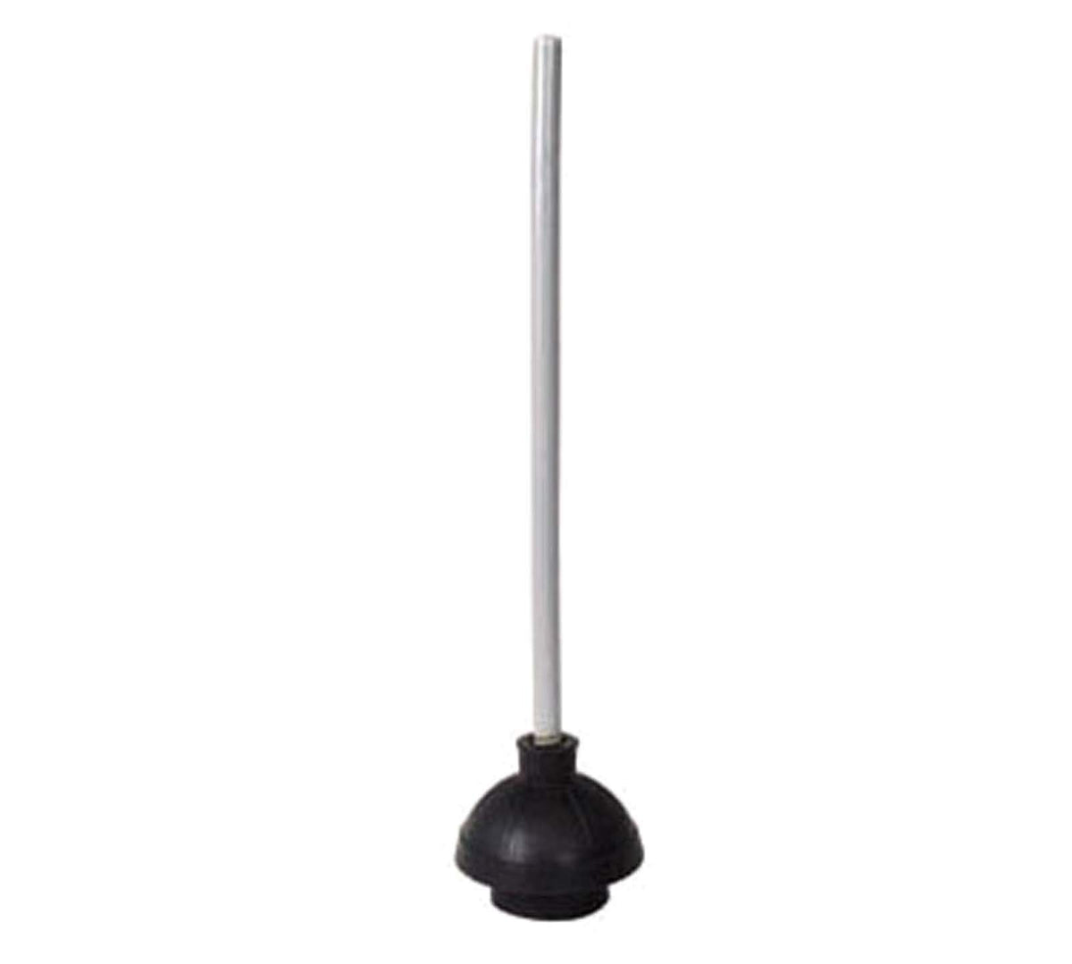 19" Toilet Plunger by Winco – Medium, Rubber, Gray, Black, Model TP-300