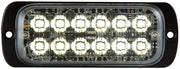 Buyers Products Thin Dual Row 4.5 Inch Clear LED Strobe Light