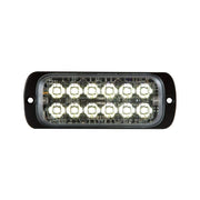 Buyers Products Thin Dual Row 4.5 Inch Clear LED Strobe Light by Buyers Products Company – .26 x 4.38 x 1.18, Stainless Steel, Clear, Model 8892601