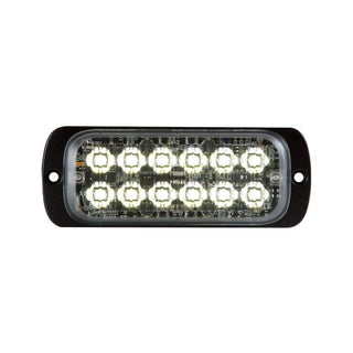 Buyers Products Thin Dual Row 4.5 Inch Clear LED Strobe Light by Buyers Products Company – .26 x 4.38 x 1.18, Stainless Steel, Clear, Model 8892601