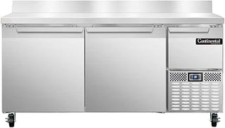 CRA68-BS Refrigerated Base Worktop Unit, 68" W, With Backsplash