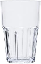 G.E.T. Bahama Clear SAN Plastic 14 Oz Beverage Tumbler