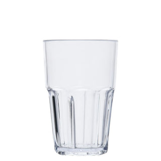 G.E.T. Bahama Clear SAN Plastic 14 Oz Beverage Tumbler by GET – 14 Ounces, SAN (Styrene Acrylonitrile), Clear, Pack of 72, Model 9914-1-CL