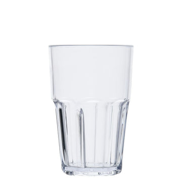 G.E.T. Bahama Clear SAN Plastic 14 Oz Beverage Tumbler by GET – 14 Ounces, SAN (Styrene Acrylonitrile), Clear, Pack of 72, Model 9914-1-CL