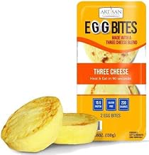 Artisan Kitchens Three Cheese Egg Bites - 2 count per pack -- 7 packs per case.