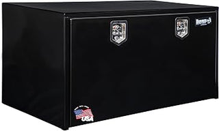 Buyers Products 1704310 Black Steel Underbody Truck Tool Box, 24x24x48 Inch