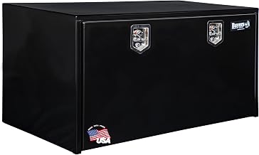 Buyers Products 1704310 Black Steel Underbody Truck Tool Box, 24x24x48 Inch