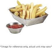 G.E.T. 4-80868 Boat Tray, Stainless Steel, 6" x 4-1/2" x 1-1/4"H, Case of 12
