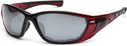 Pyramex Atrex Series Safety Glasses Clear Lens Black Frame with AntiFog