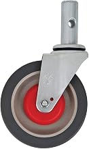 Magliner 5" x 1-1/4" Gray Thermoplastic Rubber Caster with Flat Tread for Gemini[REG] Convertible Hand Trucks