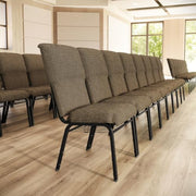 Flash Furniture Jute Fabric/Black Frame / Set of 1 / Classic Chairs