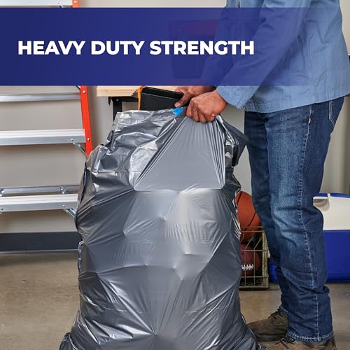Hefty 30 Count (Pack of 1) / Gray / 39.0 gallons Trash Bags