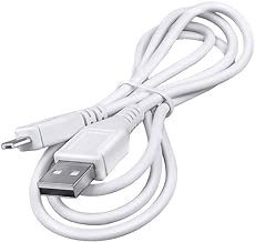 3.3ft White Micro USB PC 5V DC Charging Cable PC Laptop Charger Power Cord for Abco Tech Water Resistant Wireless Bluetooth Shower Speaker ABC2024 ABC2027 ABC2029 ABC2031 ABC2032 T200520