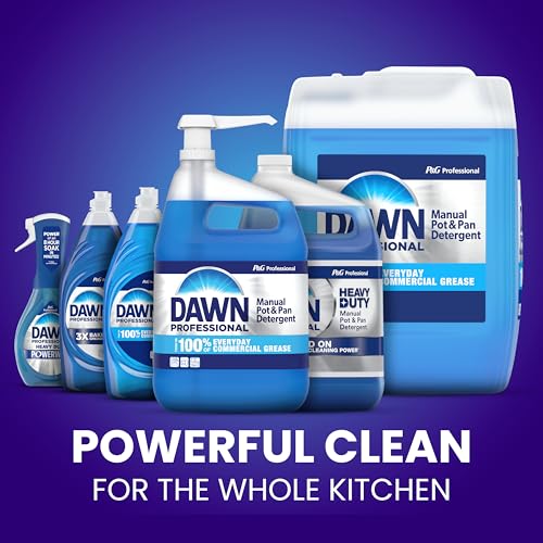 P&G PROFESSIONAL Blue / 128 Fl Oz (Pack of 4) / Dawn Dishwashing Liquid Soap (1 Gallon - Pack of 4) Dish Soap