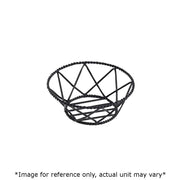 G.E.T. Braided Basket by GET – Iron Powder Coated, Pack of 12, Model 4-31433