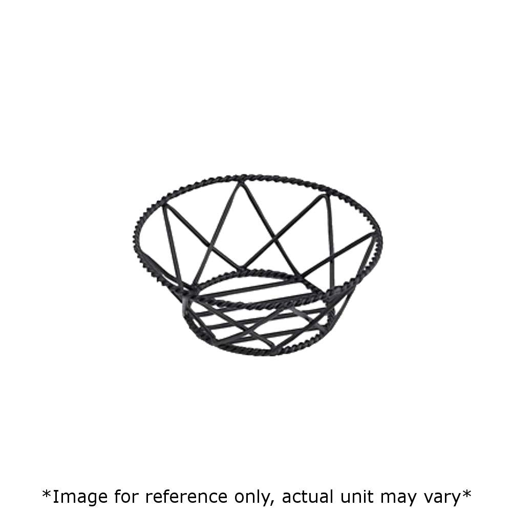 G.E.T. Braided Basket by GET – Iron Powder Coated, Pack of 12, Model 4-31433