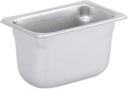 S/S 1/9 Size Pan, 4" H