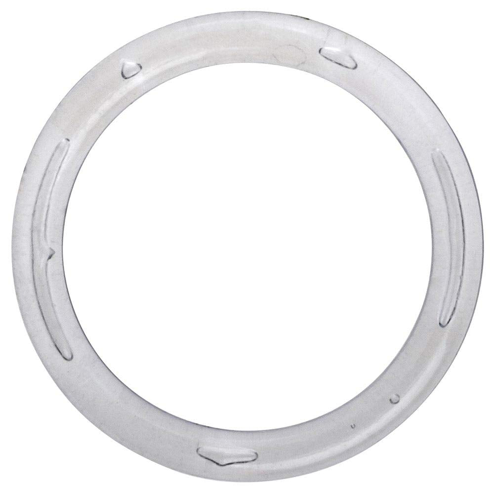 Small Acrylic Scarf Rings by Retail Resource – Plastic, Clear, Model CIR1M