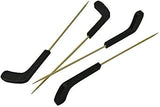 PacknWood 210BBHOCKEY-Bamboo Hockey Picks,Biodegradable Wood Skewer Sticks for Appetizers,Black End Bamboo Picks Fruit Sticks Fancy Bamboo Cocktail Toothpicks for Appetizers,Drinks 4.72”| Case of 1000