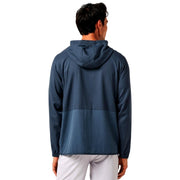Cotton by TravisMathew – Large, Polyester, Mood Indigo/Vintage Indigo, Model Deepspace Full Zip Jacket