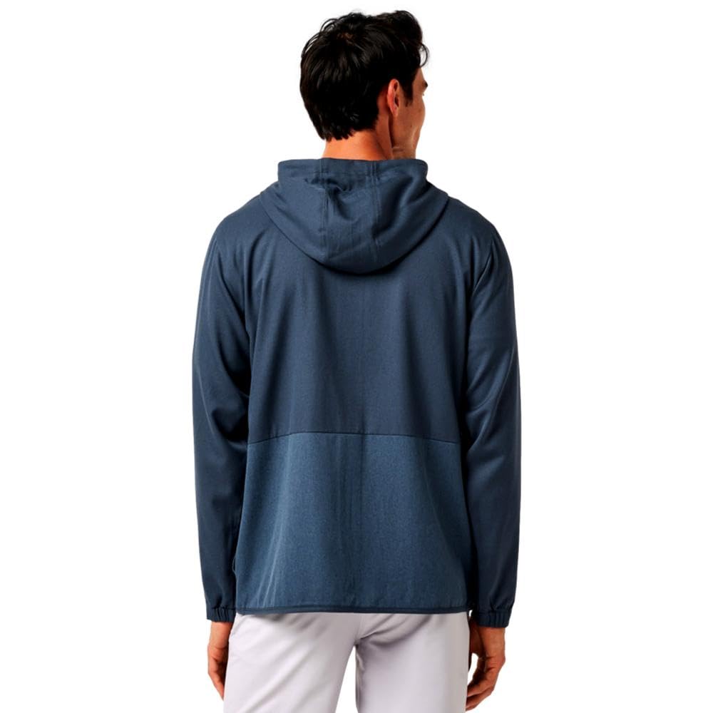 Cotton by TravisMathew – Large, Polyester, Mood Indigo/Vintage Indigo, Model Deepspace Full Zip Jacket