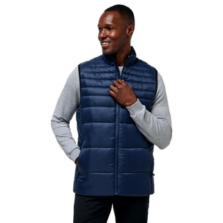 Mens Aves Tech Puffer Ves Total Eclipse L by TravisMathew – Polyester, Total Eclipse, Model 1MZ274