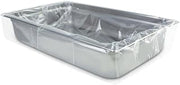 PanSaver Low Temperature Liners for Easy Clean Up - Disposable Buffet Pan Liners, Ovenable up to 220F - Clear (Hotel Pan - Deep | 34 x 25 IN)