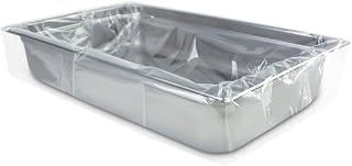 PanSaver Low Temperature Liners for Easy Clean Up - Disposable Buffet Pan Liners, Ovenable up to 220F - Clear (Hotel Pan - Deep | 34 x 25 IN)