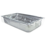 PanSaver Hotel Clear Pan Liners for Easy Clean Up - Disposable Buffet Pan Liners – Ovenable up to 400F (Full Shallow/Medium Pan Liner - 12 x 32 in)