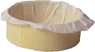 PacknWood BAKE-A-RING Baking Ring with Paper Liner Integrated | Disposable Baking Mold for Banana Bread & Meatloaf | Baking Pan with Baking Liners Included - 12oz D: 4.3in x H: 1.6in - 60 Pcs