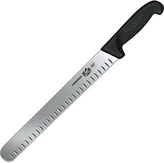 Victorinox Fibrox Pro Slicing Knife, Granton Blade, 12-Inch
