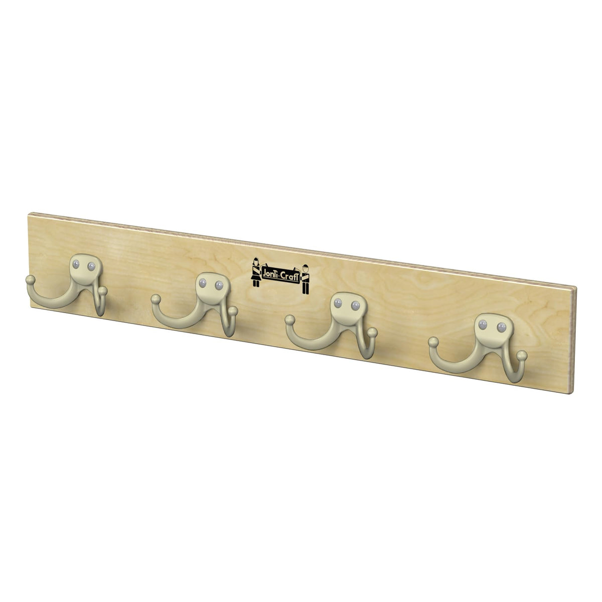 Wall Mount Coat Rail by Jonti-Craft – Birch Wood, Wood, Model 0767JC