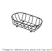 G.E.T. 4-33450 Basket, Iron Powder Coated, Oval, 7-3/4" x 4-1/2" x 2-1/4", Case of 12