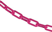 Mr. Chain Plastic Barrier Chain, Pink, 25 ft Length (30025-25)