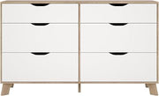 Tvilum 6 Drawer Double Dresser