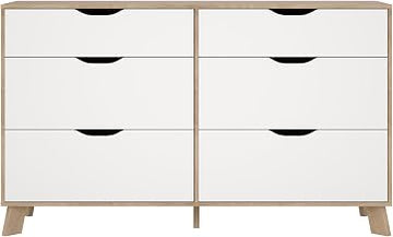 Tvilum 6 Drawer Double Dresser