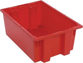 Quantum Storage snt200 Nest Totes Heavy Duty Part Organizer Bins - 19-1/2" x 13-1/2" x 8" - 6 Pack