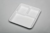 AbilityOne 7350009269233 - SKILCRAFT® Three Compartment Disposable Plate - 500 units